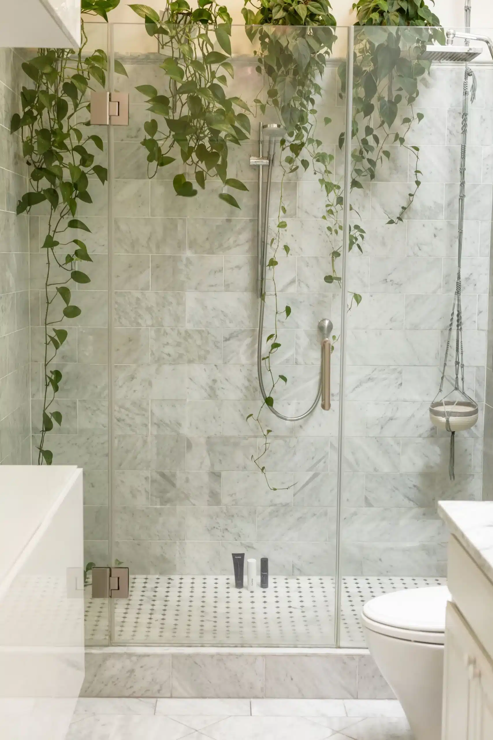 A Frameless Shower Screen In A Modern Bathroom